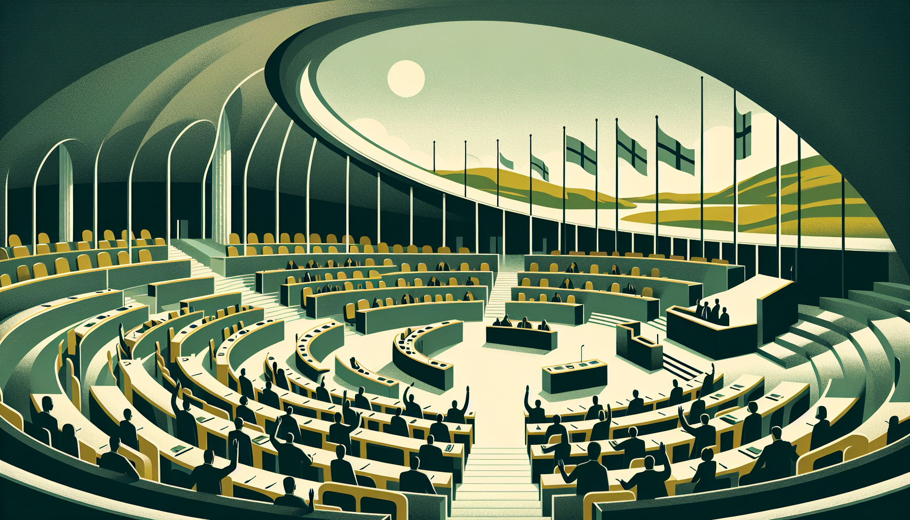 EU-Parlament-Plenarsaal in Straßburg